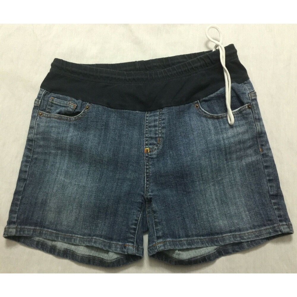 AMERICAN STAR MATERNITY WOMENS JEANS SHORTS SIZE M